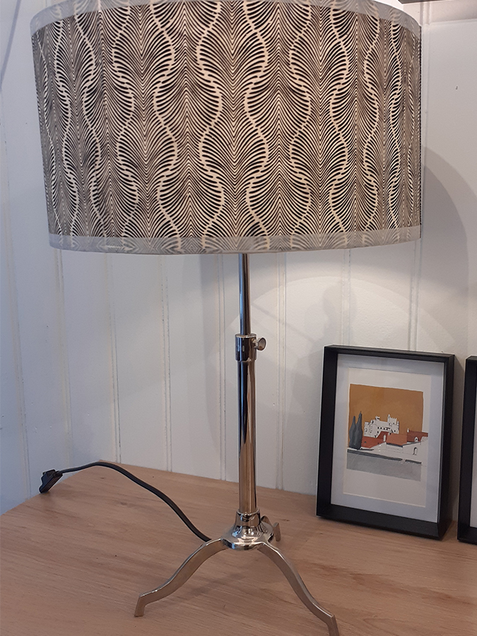 Création abat-jour pour lampe.