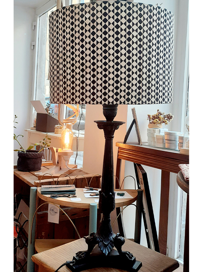Création lampe sur mesure Rouffilhac